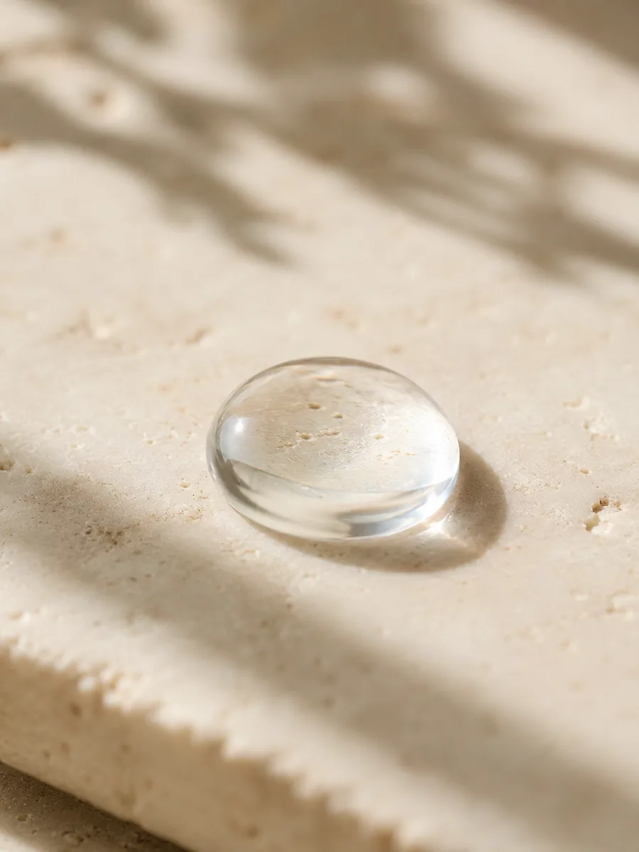Water droplets — hyaluronic acid hydration
