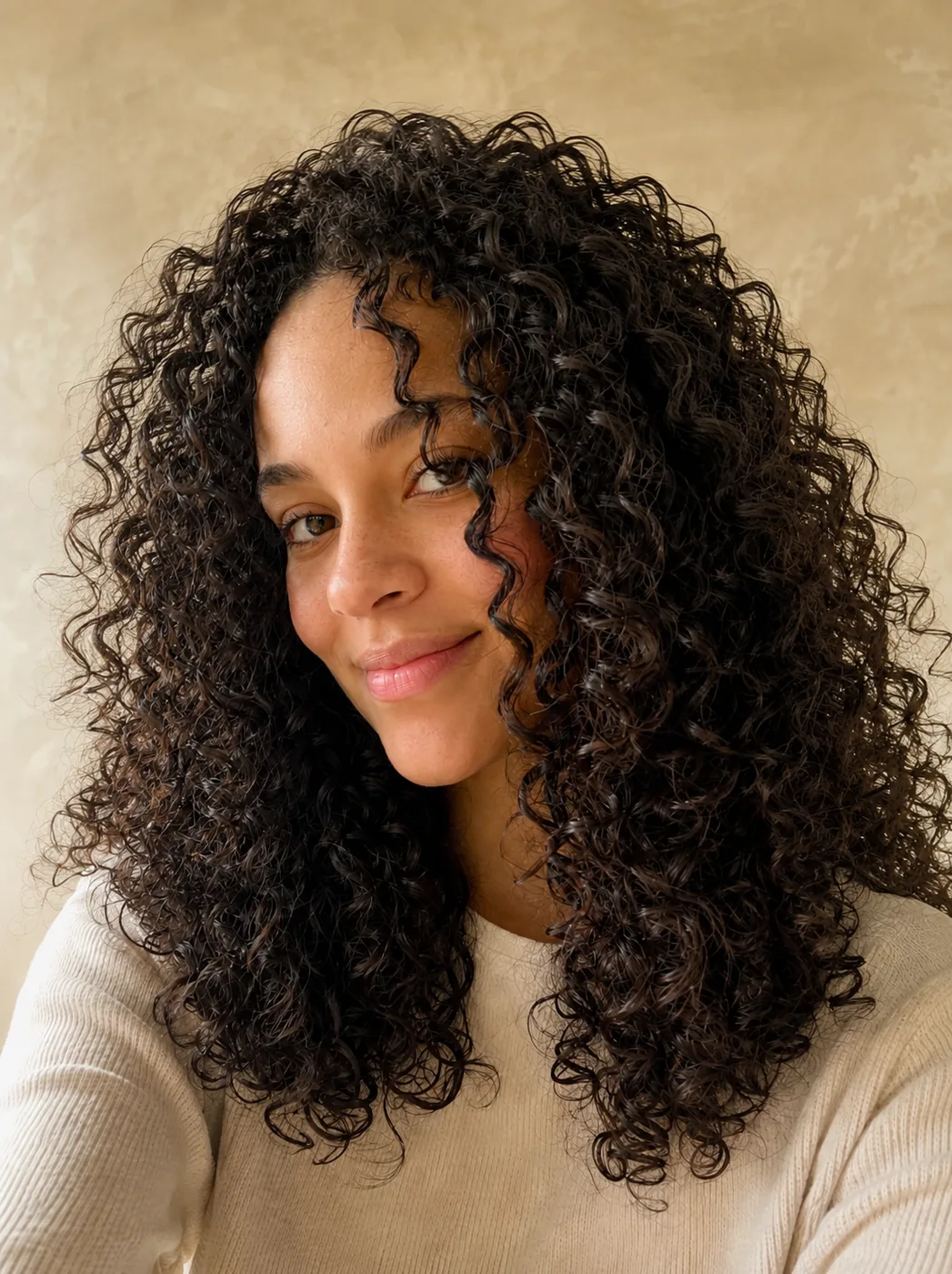 Air-dried 3A curls